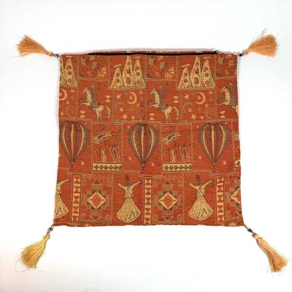 Turkish Cappadocia Tapestry Pillow Cover 18